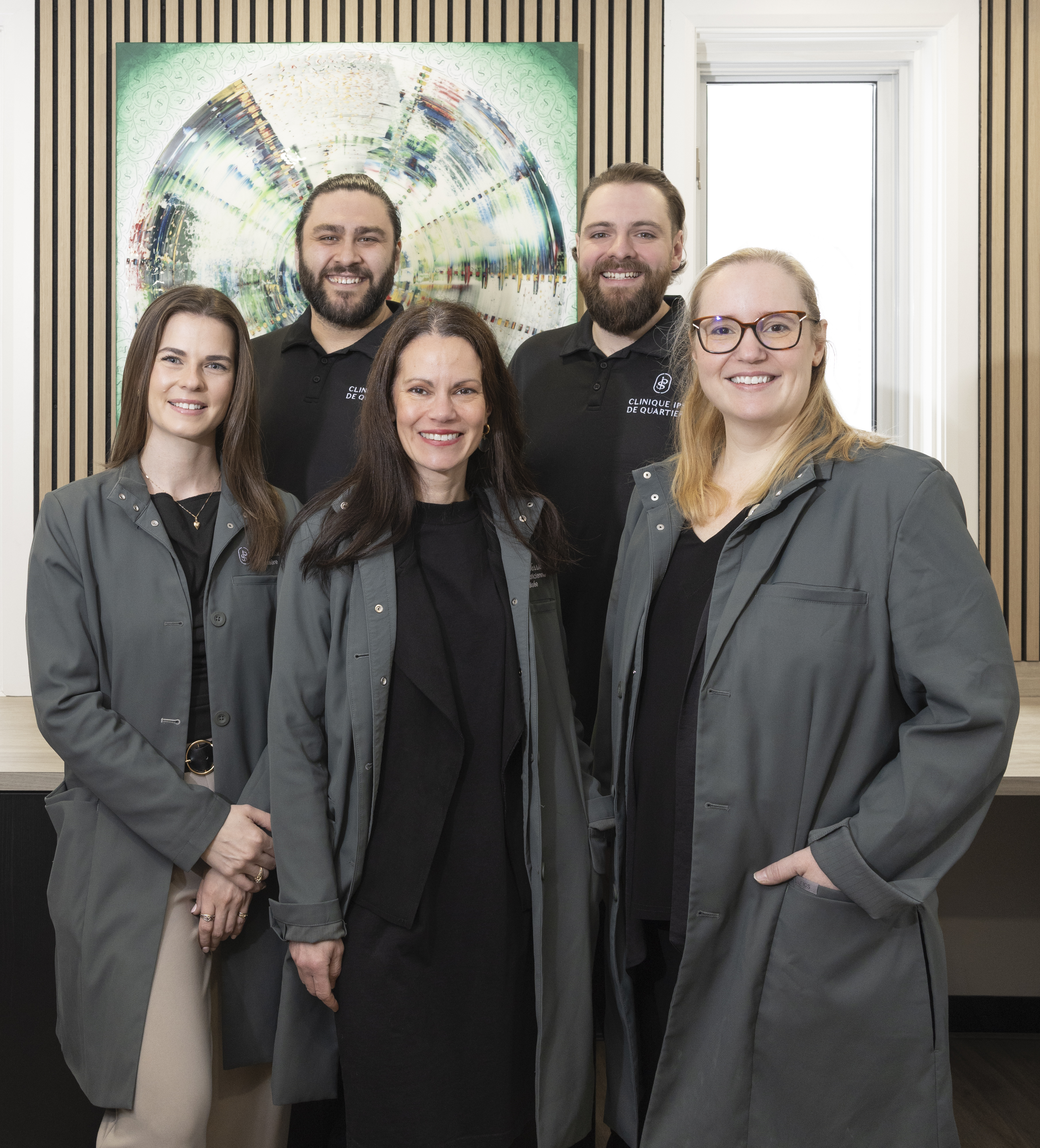 Les employés de la clinique médicale privée